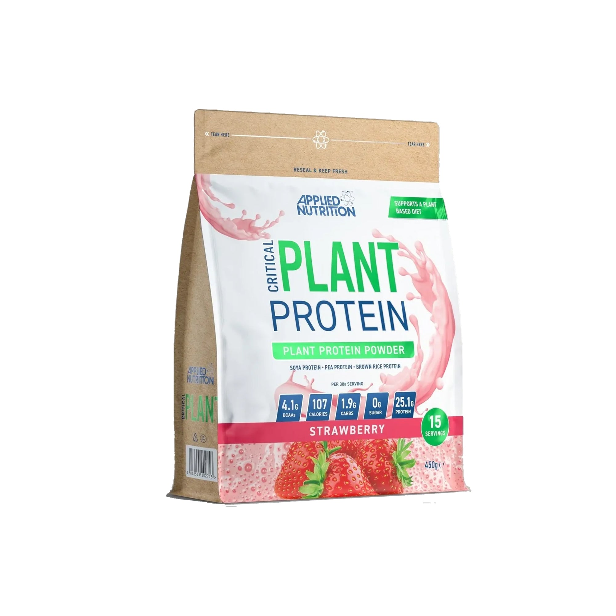 APPLIED NUTRITION PLANT PROTEIN POWDER - STRAWBERRY