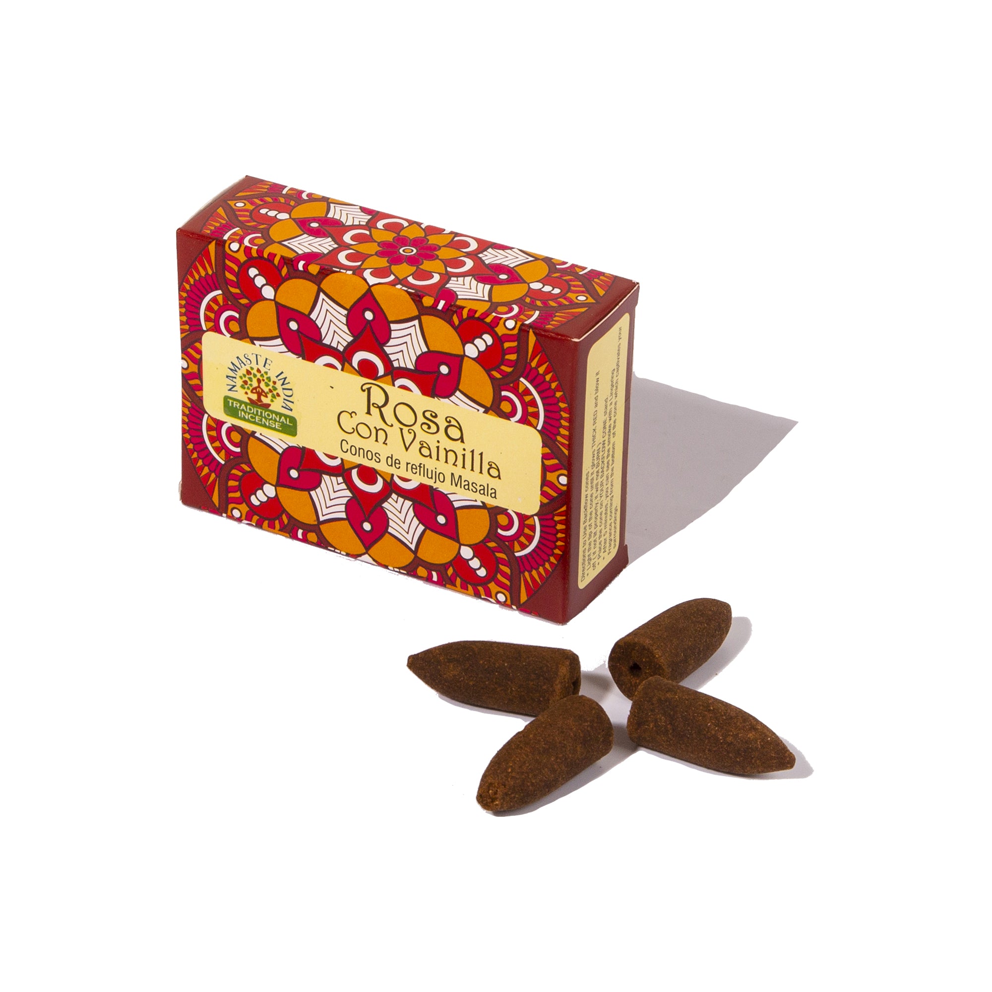 AROMA BACK FLOW CONES - ROSE WITH VAINILLA