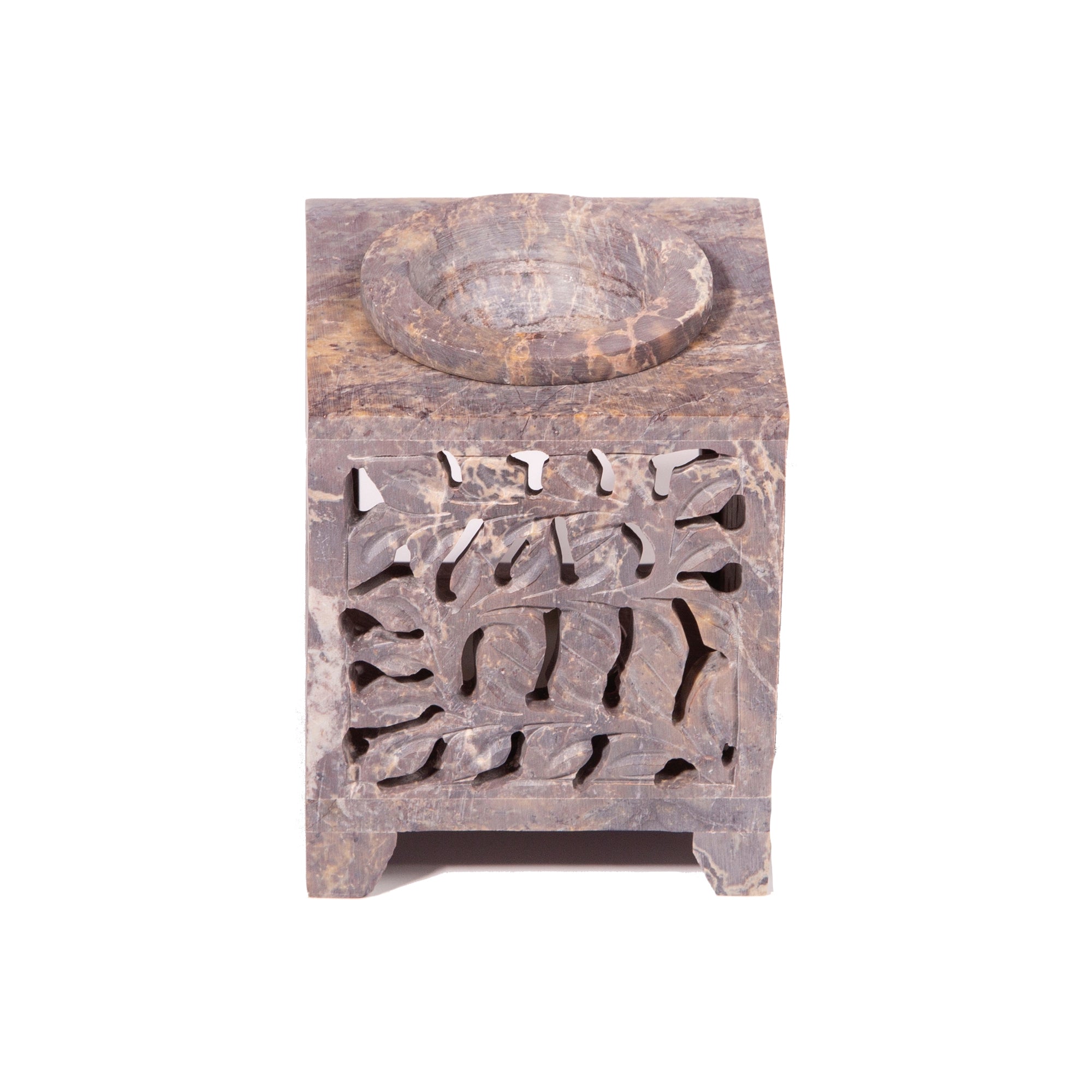 AROMA STONE CANDLE OIL BURNER - SQUARE