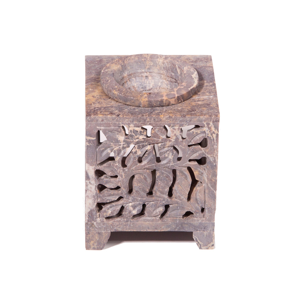 AROMA STONE CANDLE OIL BURNER - SQUARE