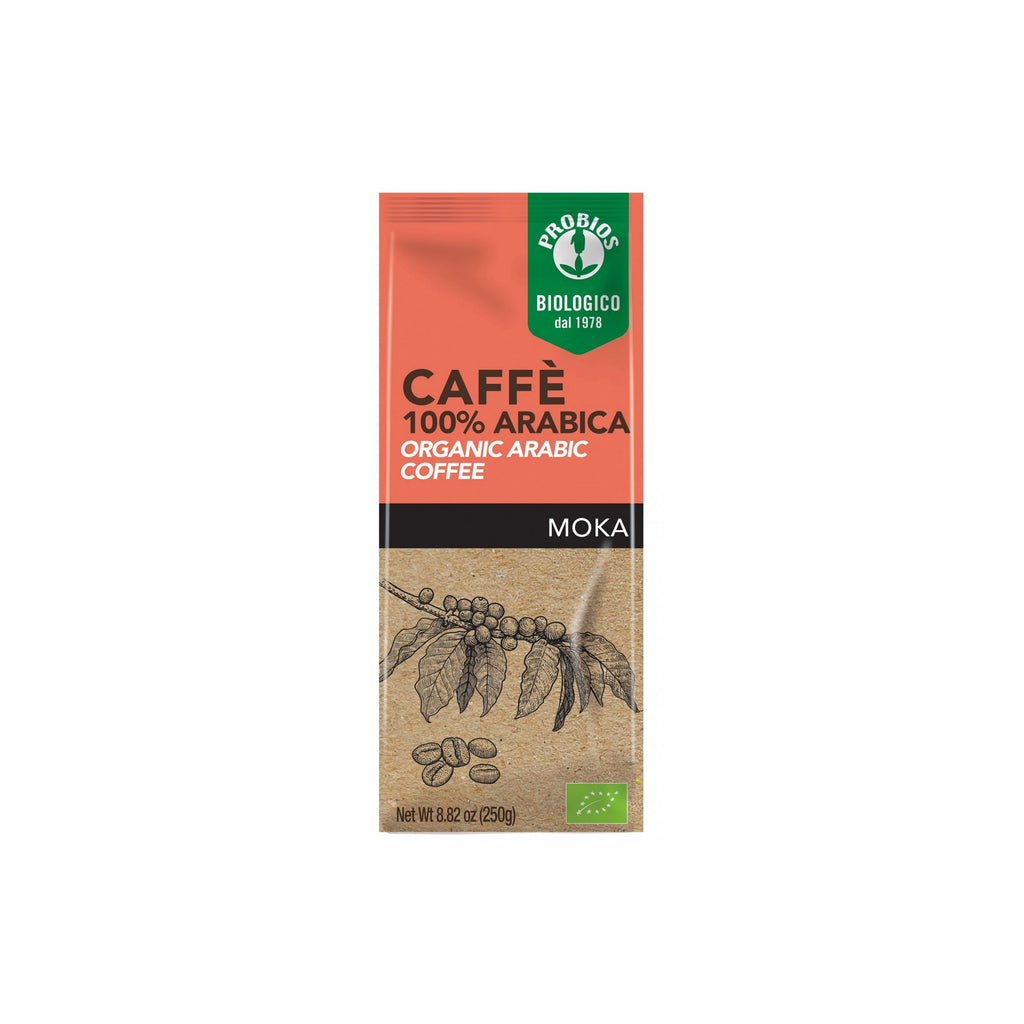 BROBIOS ORGANIC CAFFE' 100% ARABICA PER MOKA