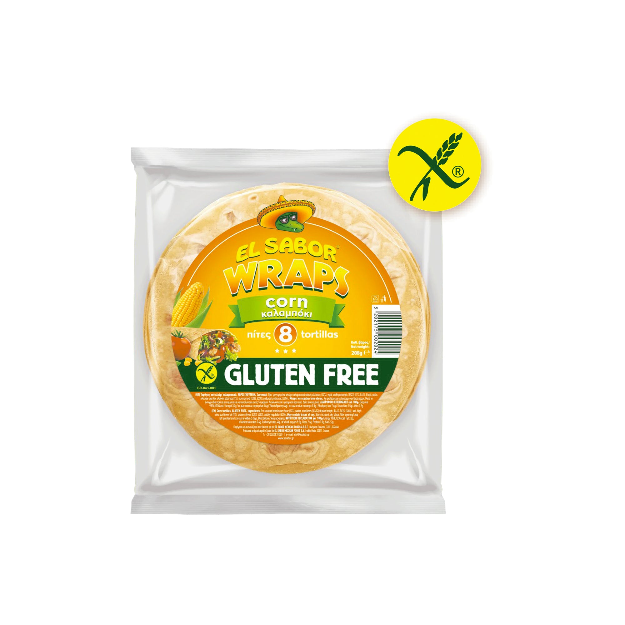 EL SABOR CORN WRAPS - GLUTEN FREE – allganic