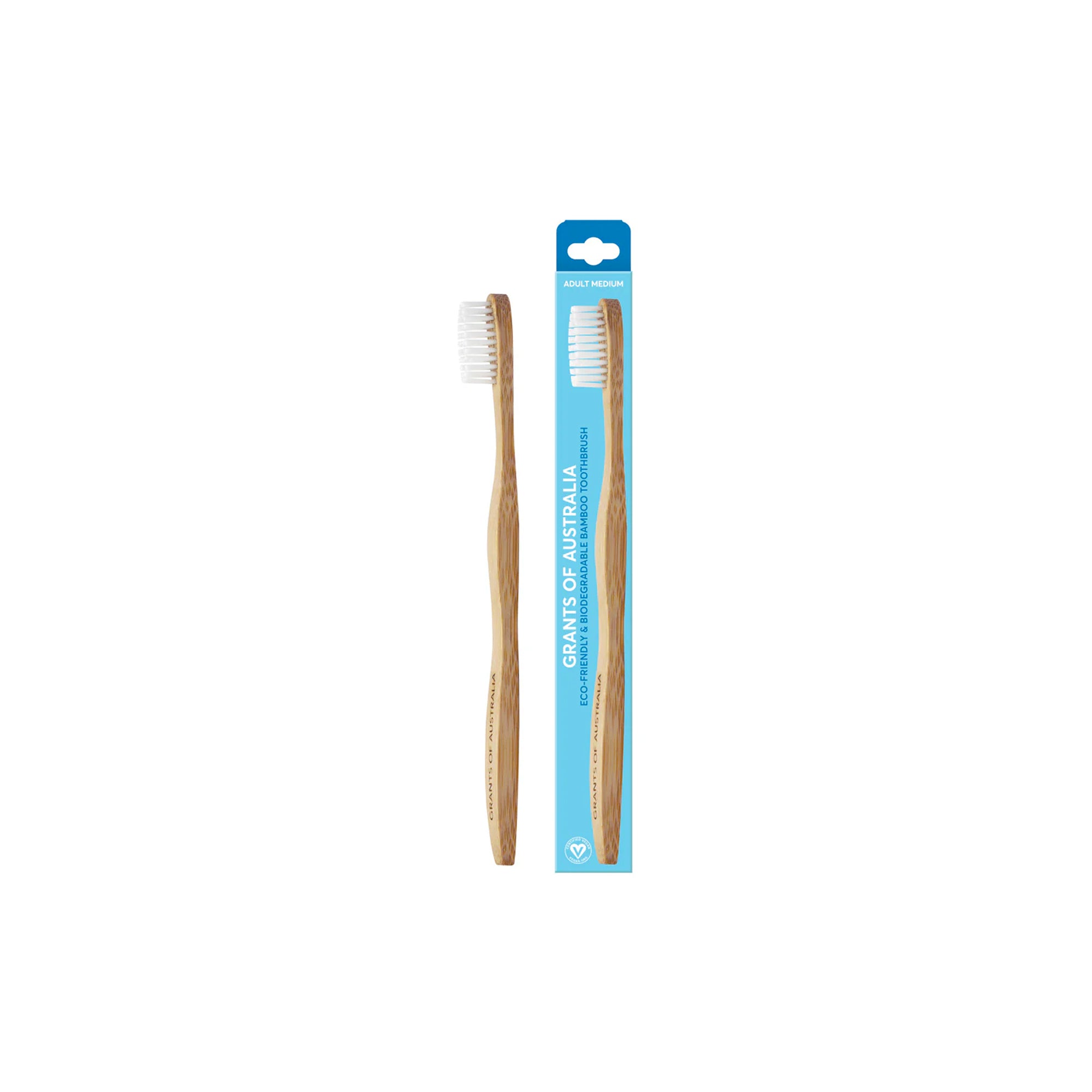 GRANTS ADULT BAMBOO TOOTHBRUSH - MEDIUM