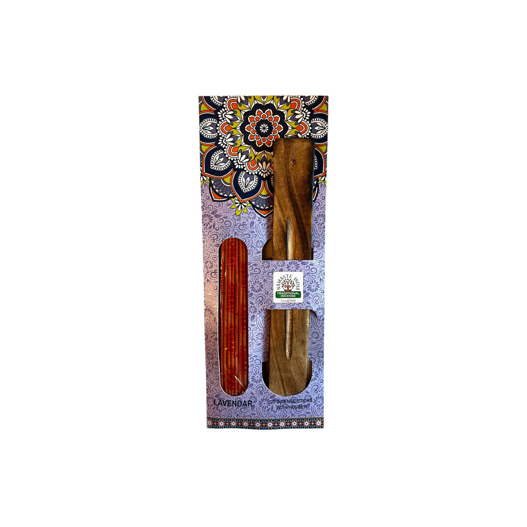 AROMA INCENSE STICKES WIHT HOLDER - LAVENDAR