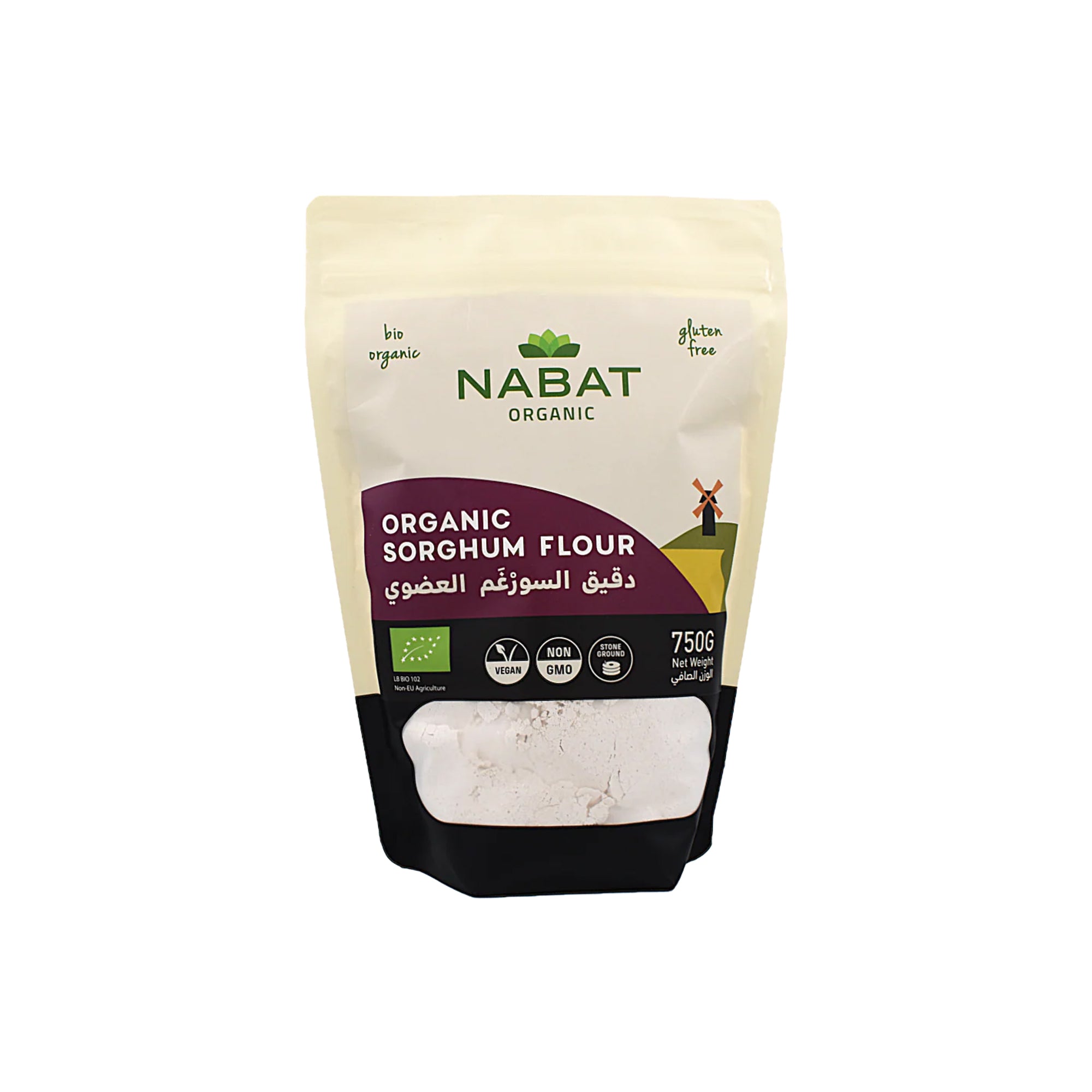 NABAT ORGANIC SORGHUM FLOUR - GLUTEN FREE