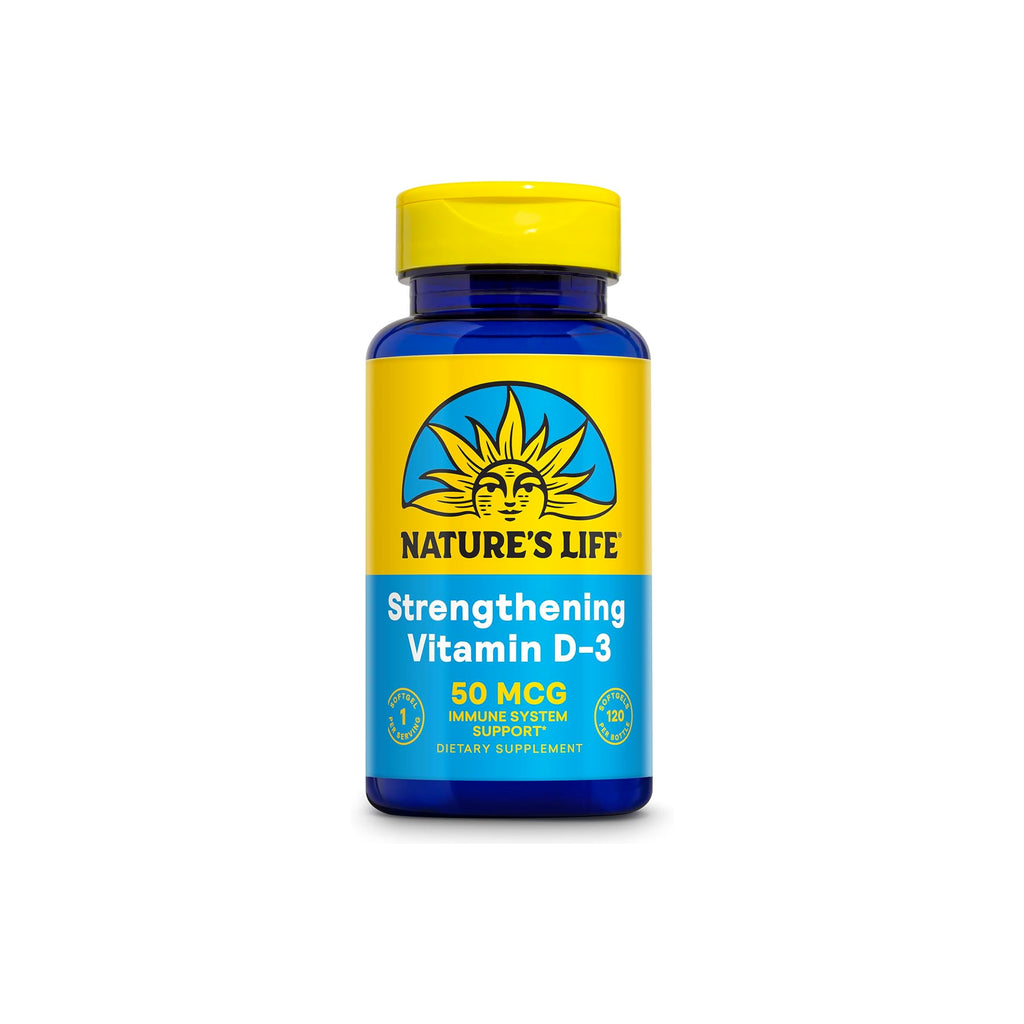 NATURE'S LIFE STRENGTHENING VITAMIN D3 2000 IU(50mcg)