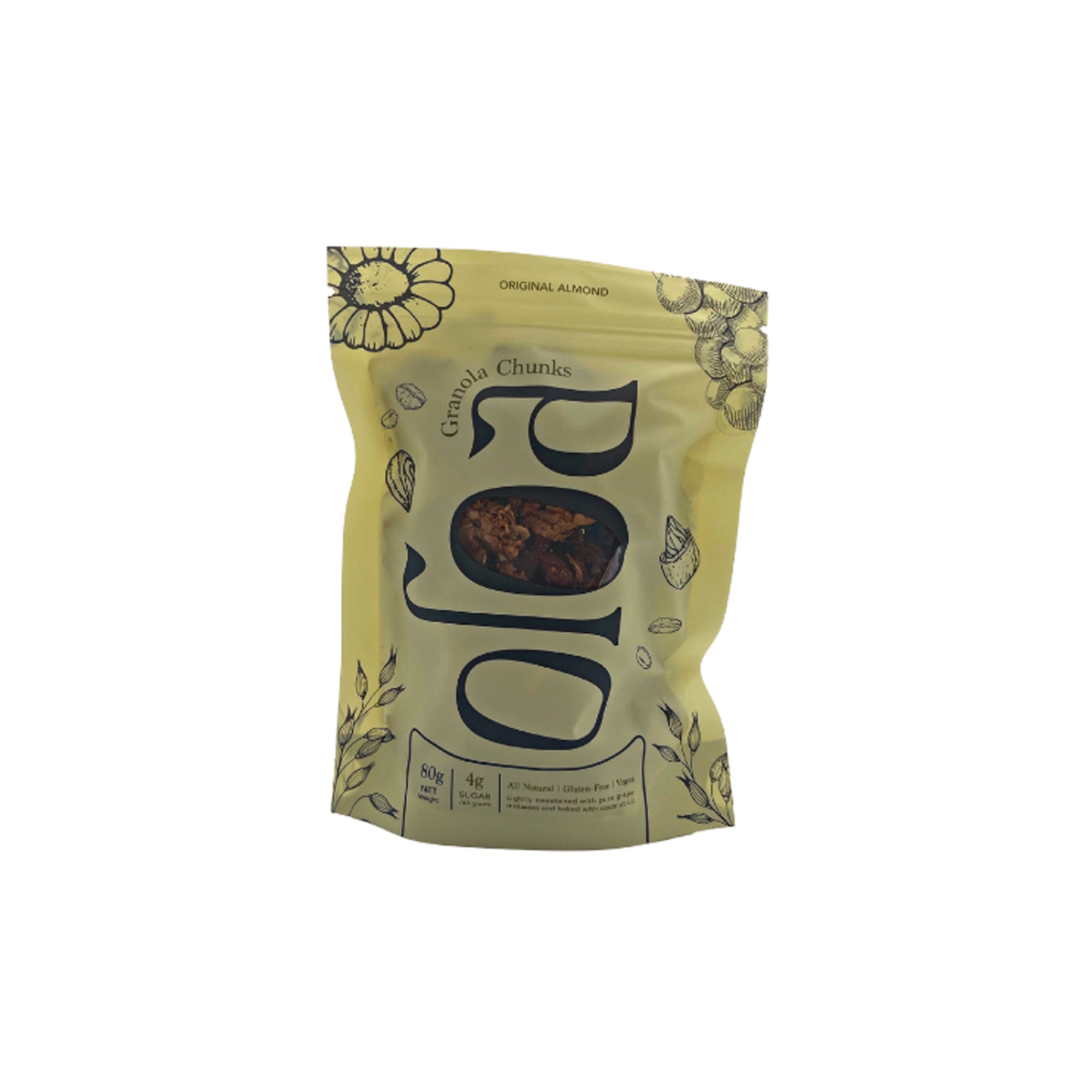 OLOA GRANOLA ORIGINAL ALMOND CHUNKS - 90G