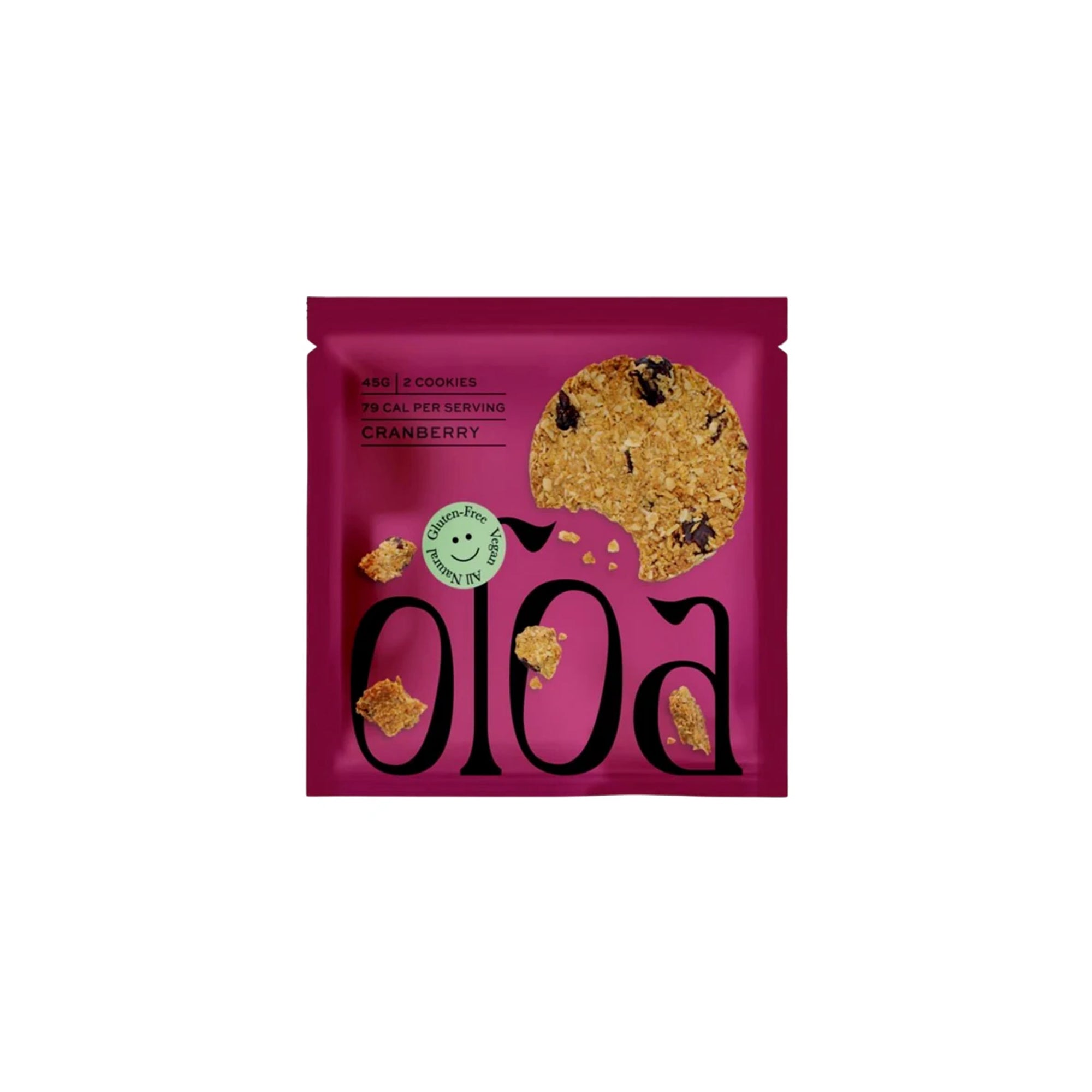 OLOA OAT COOKIE - CRANBERRIES