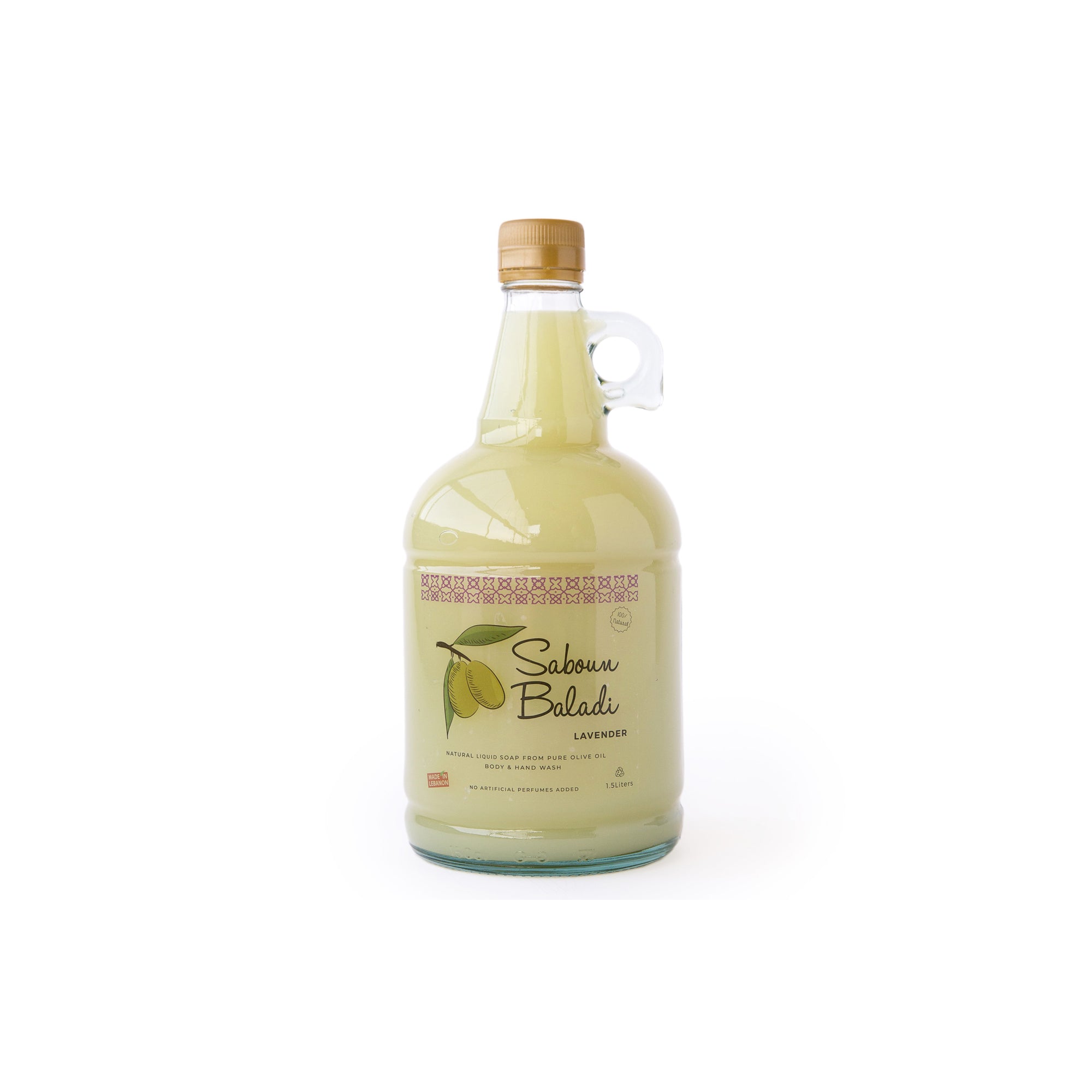 SABOUN BALADI LIQUID SOAP GALLON - LAVENDER