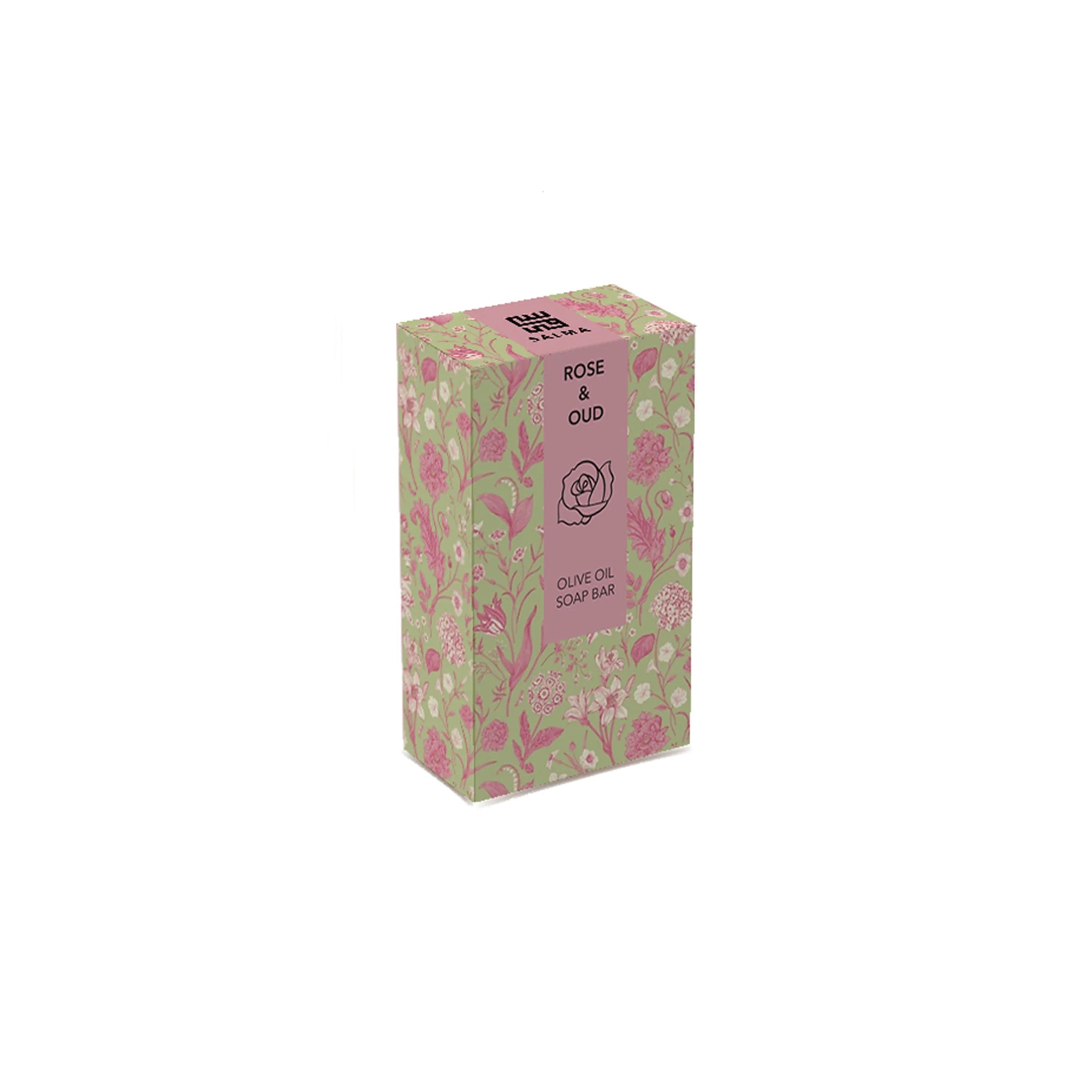 SALMA OLIVE OIL SOAP BAR - ROSE & OUD