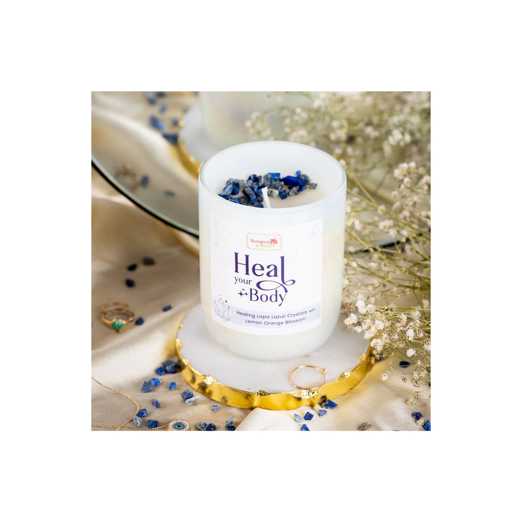 SCENTED STORIES SOY WAX CANDLE - HEAL YOUR BODY