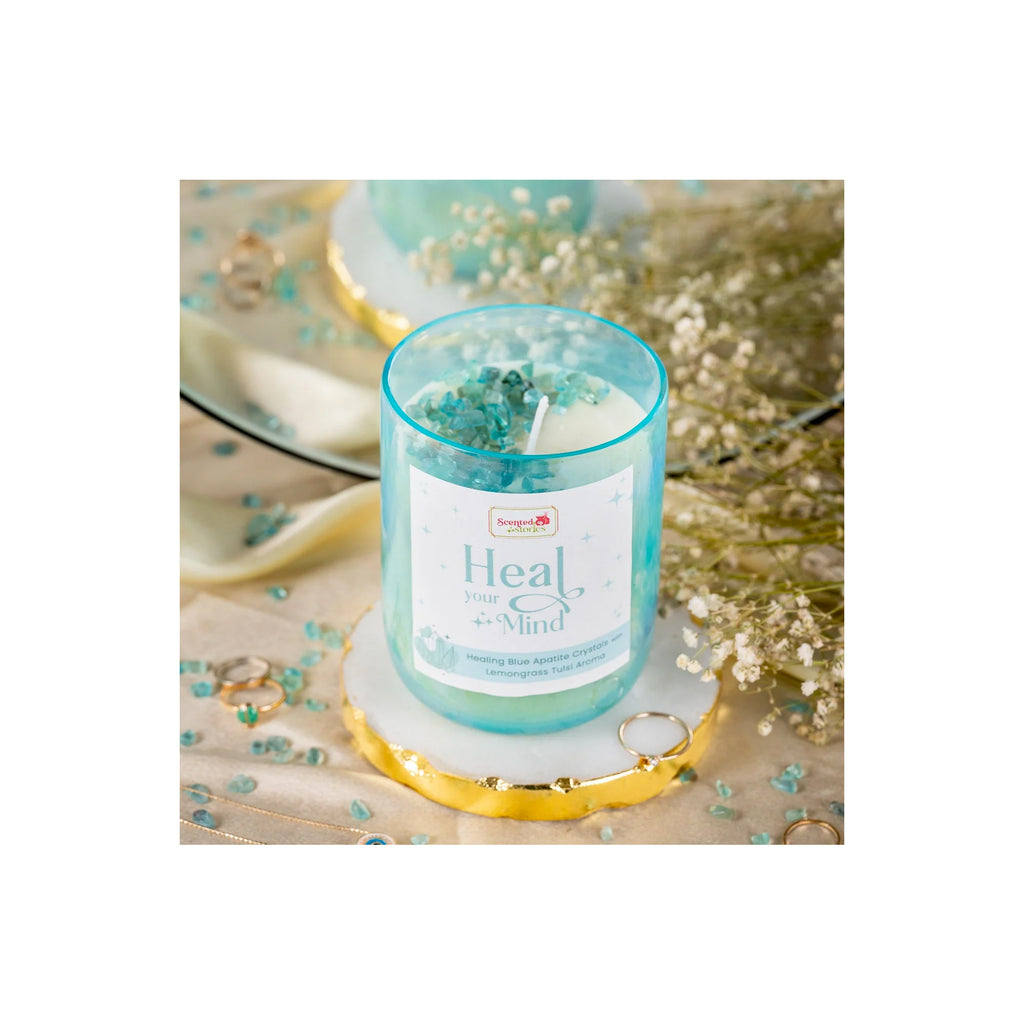 SCENTED STORIES SOY WAX CANDLE - HEAL YOUR MIND
