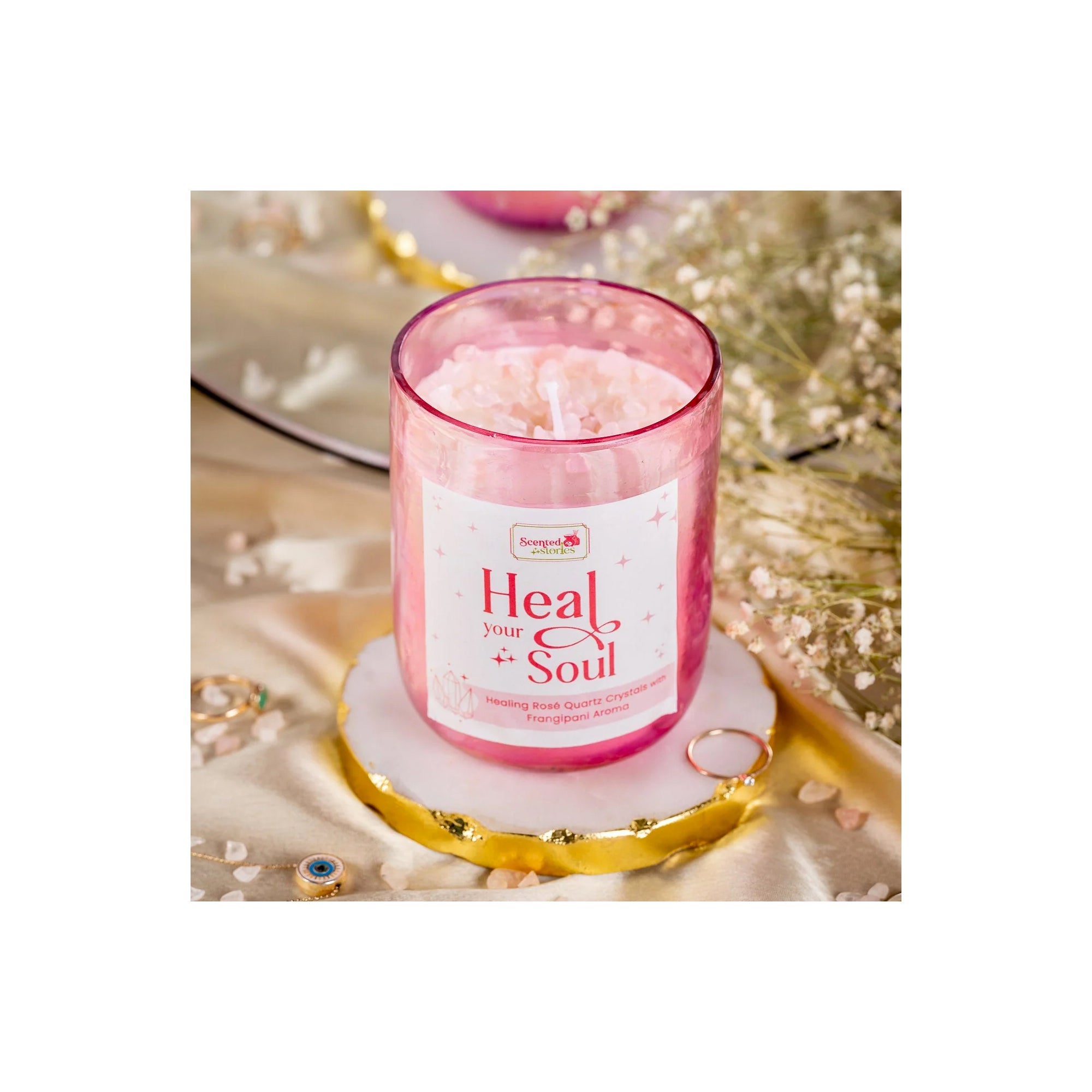 SCENTED STORIES SOY WAX CANDLE - HEAL YOUR SOUL