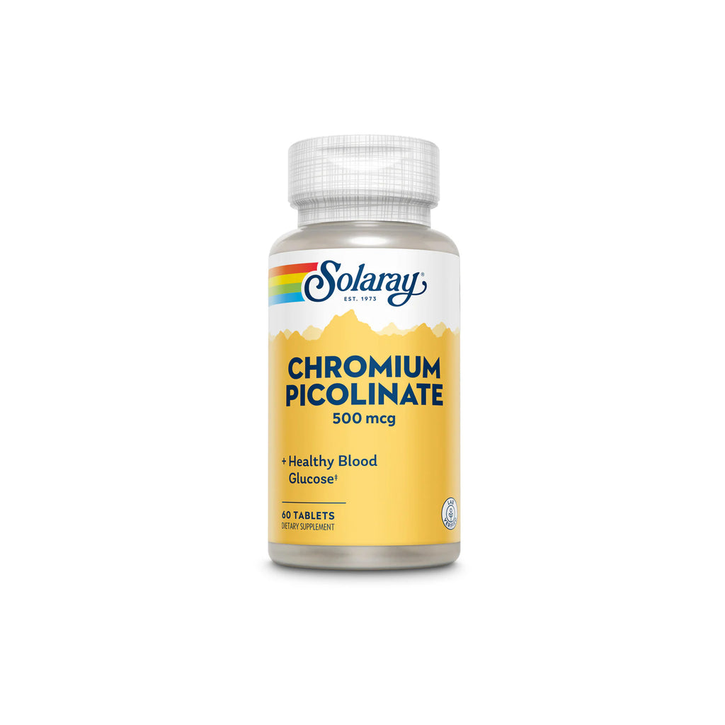 SOLARAY CHROMIUM PICOLINATE 500mcg