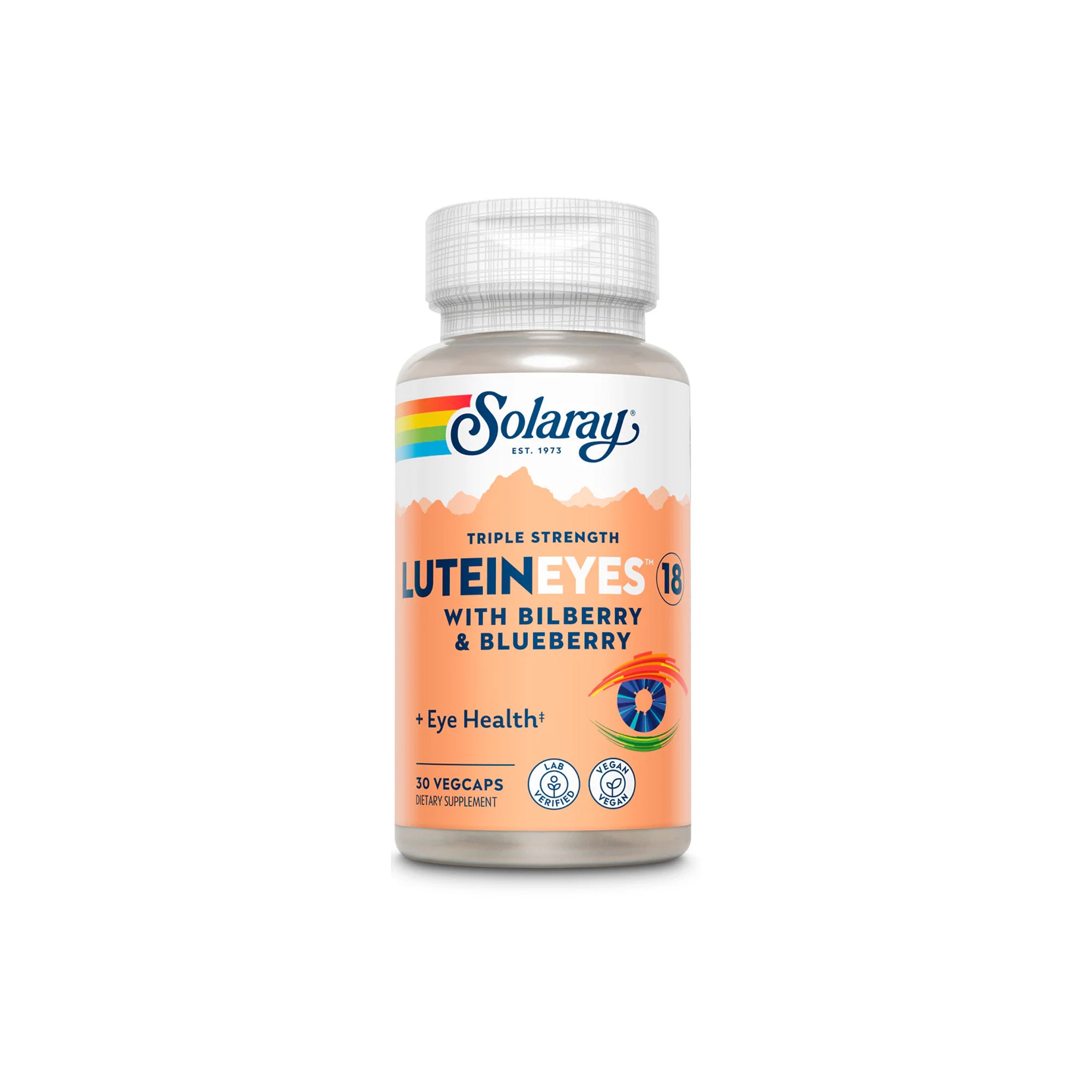 SOLARAY LUTEIN EYES 18, TRIPLE STRENGTH