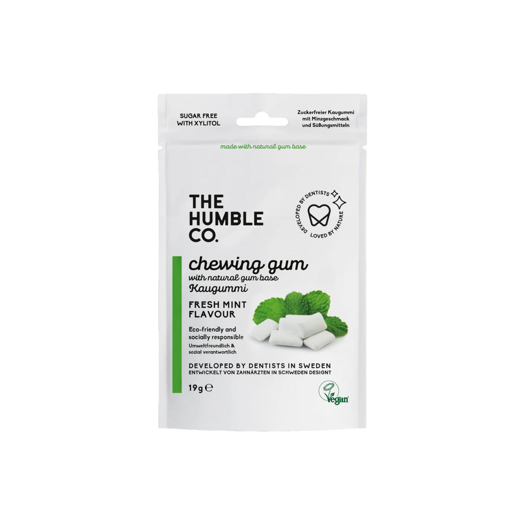 THE HUMBLE CO. NATURAL CHEWING GUM SUGAR FREE - FRESH MINT