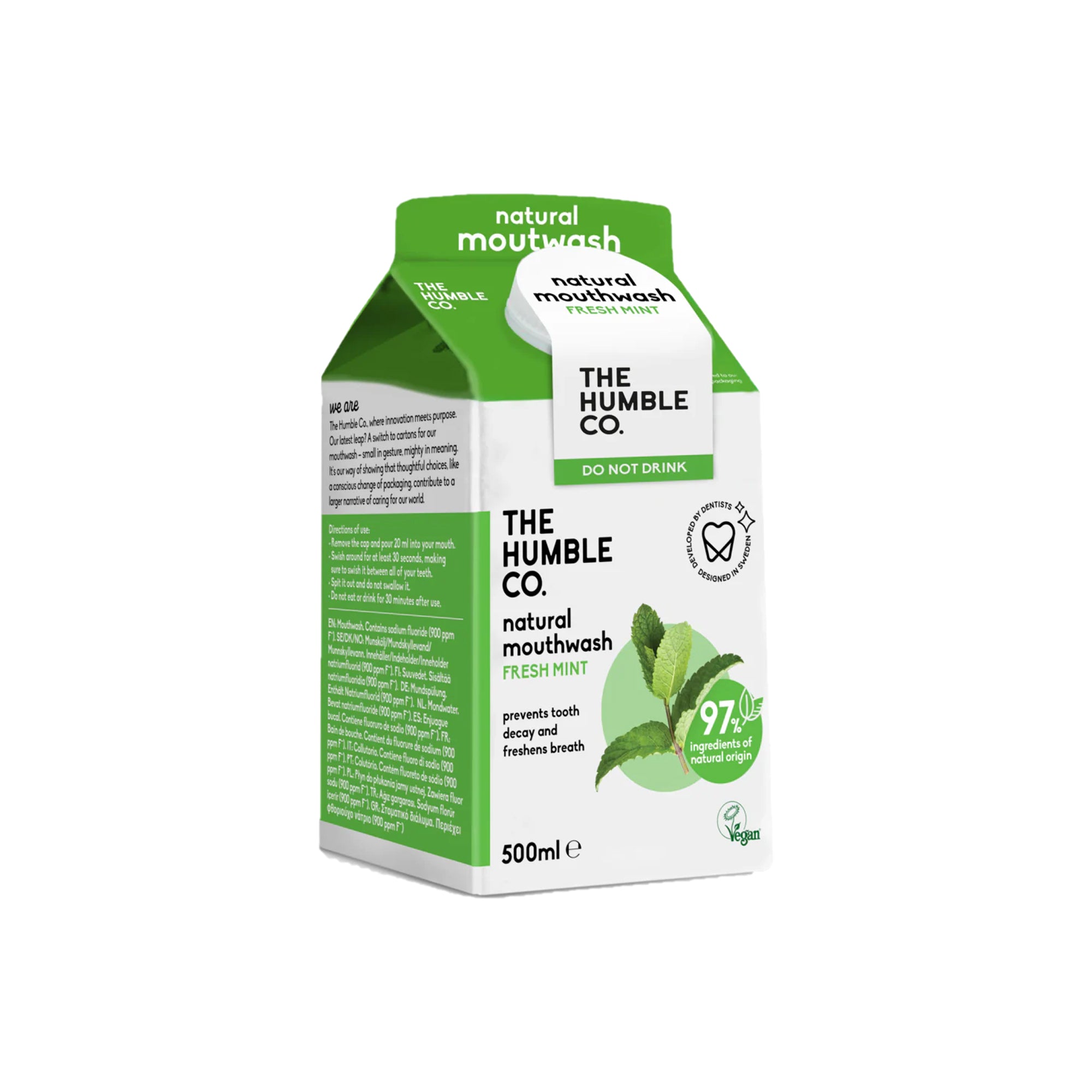 THE HUMBLE CO. NATURAL MOUTHWASH - FRESH MINT