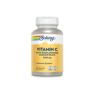 SOLARAY VITAMIN C WITH ROSE HIPS, ACEROLA & BIOFLAVONOIDS 1000mg