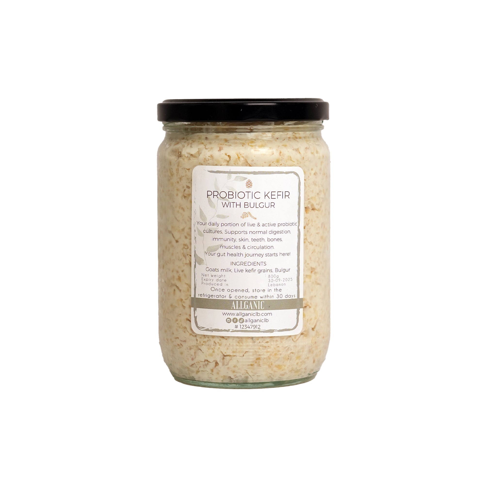 ALLGANIC NATURAL PROBIOTIC  KEFIR WITH BULGUR