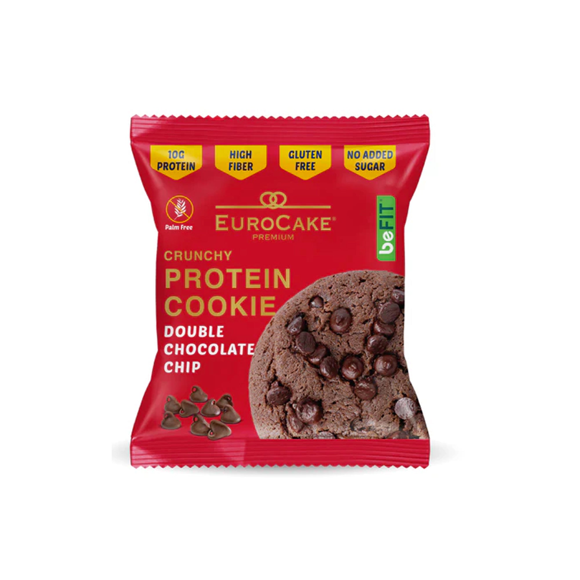 EUROCKAE PREMIUM DOUBLE CHOCOLATE CHIP PROTEIN COOKIES