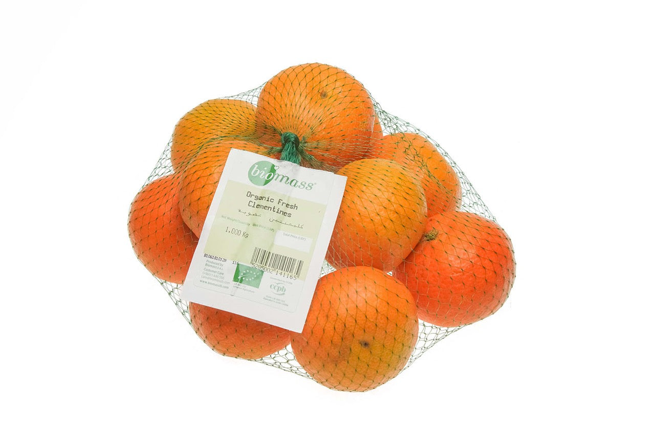 Biomass Organic Fresh Clementines