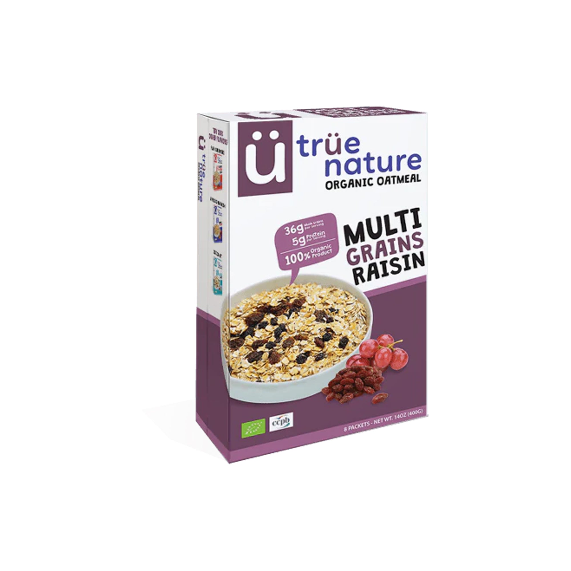 TRÜE NATURE ORGANIC OATMEAL MULTI GRAINS RAISIN