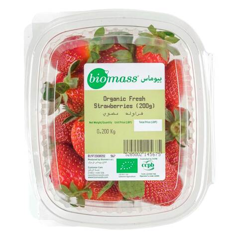 Biomass Organic Fresh Strawberries