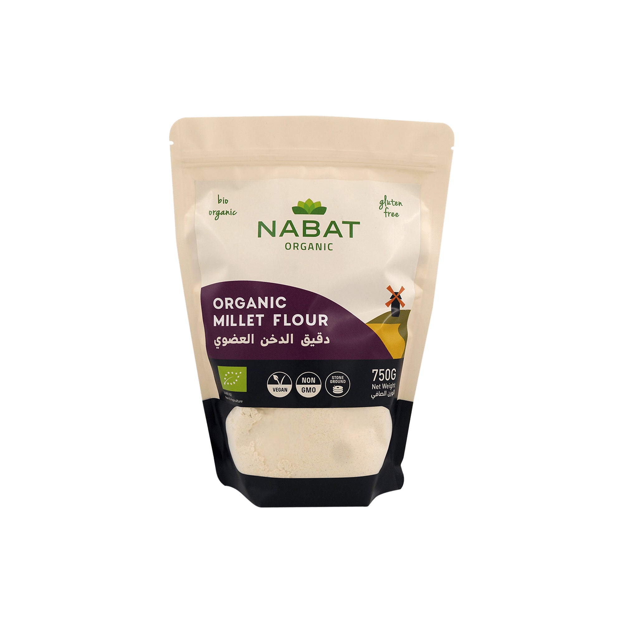 NABAT ORGANIC MILLET FLOUR - GLUTEN FREE